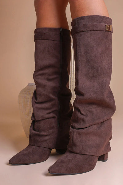 Lavista | Slouchy Suede knee high boots