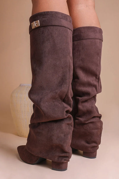 Lavista | Slouchy Suede knee high boots