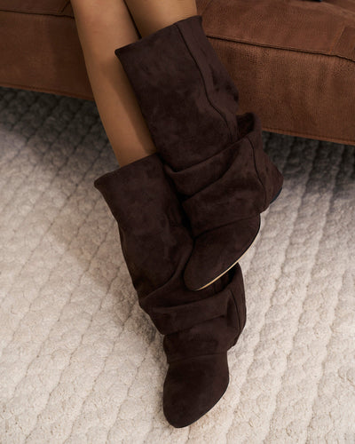 Emelia | Slouchy Suede Boots