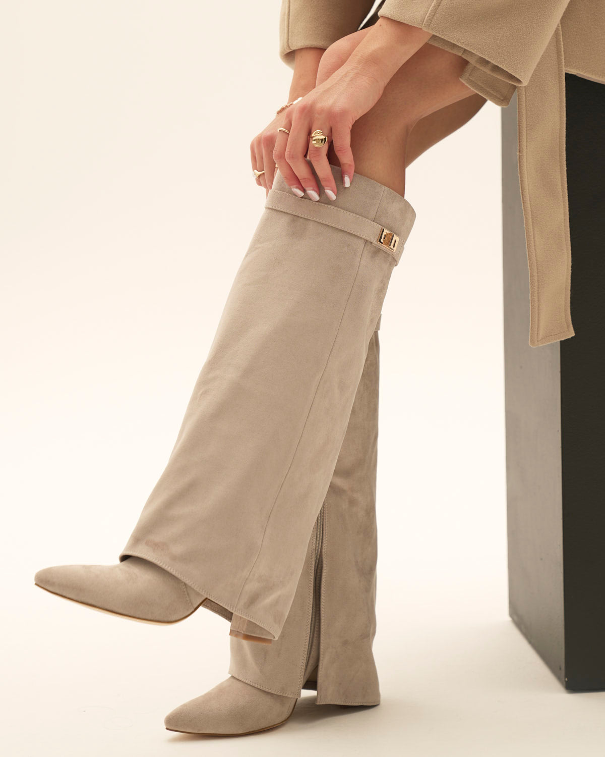 Edyisa | Lavista Suede knee high boots