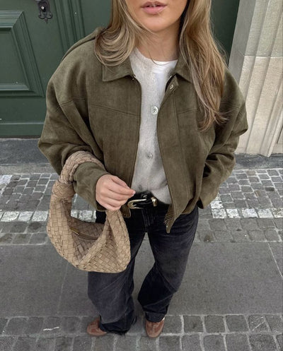 Kaori | Suede Jacket