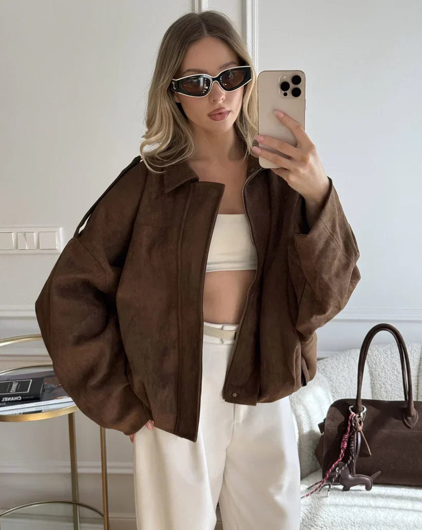 Elina | Suede Jacket