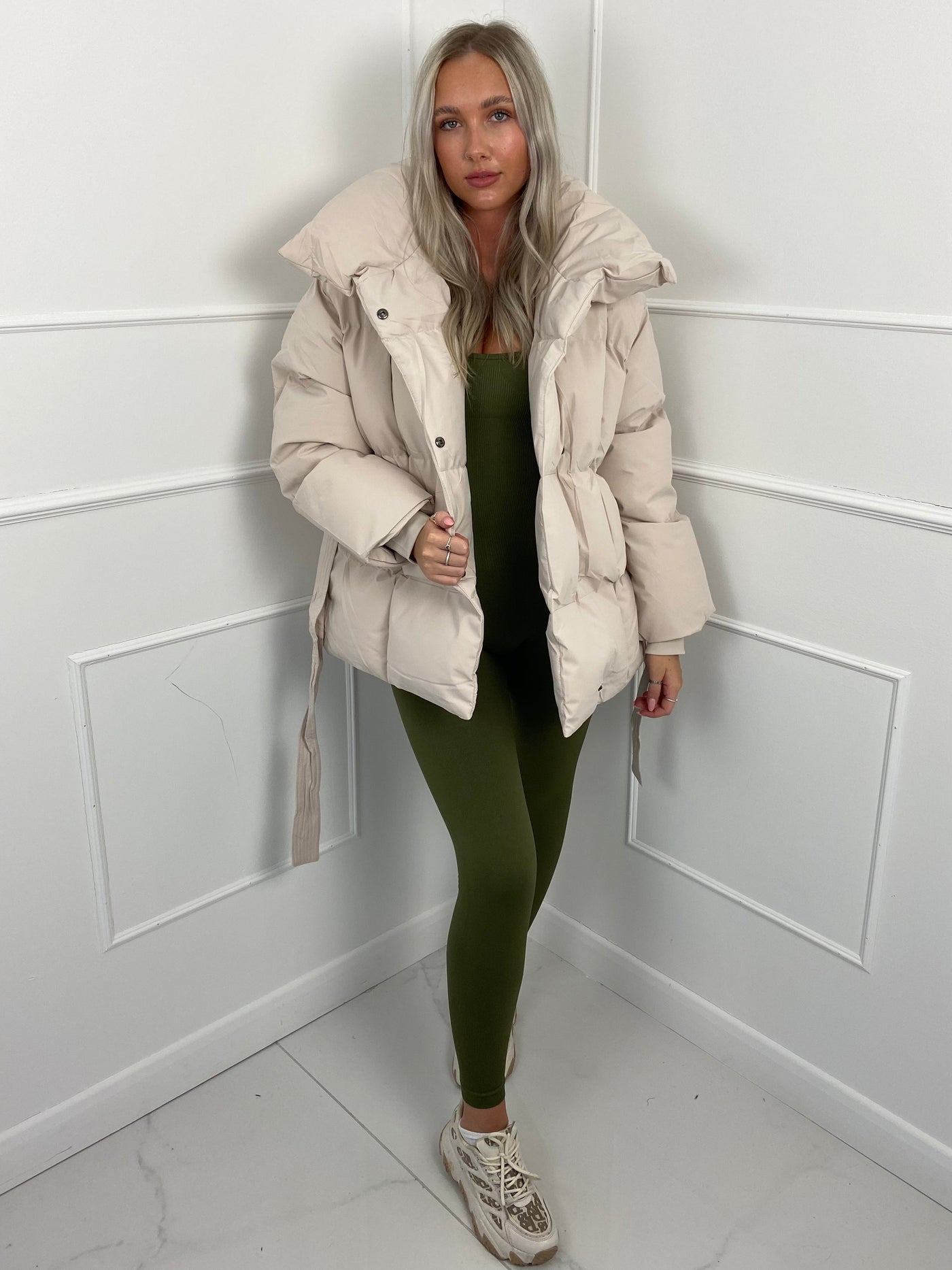 Karly | Short Belted Puffer Jacket