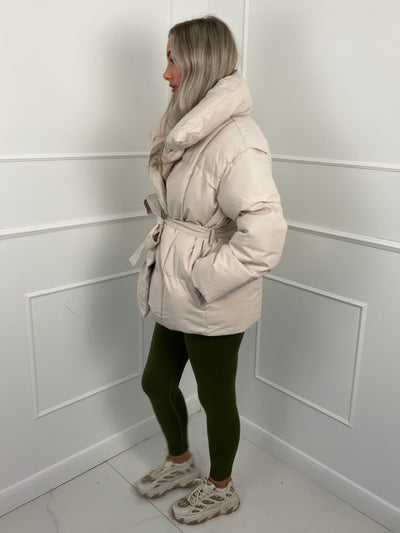 Karly | Short Belted Puffer Jacket