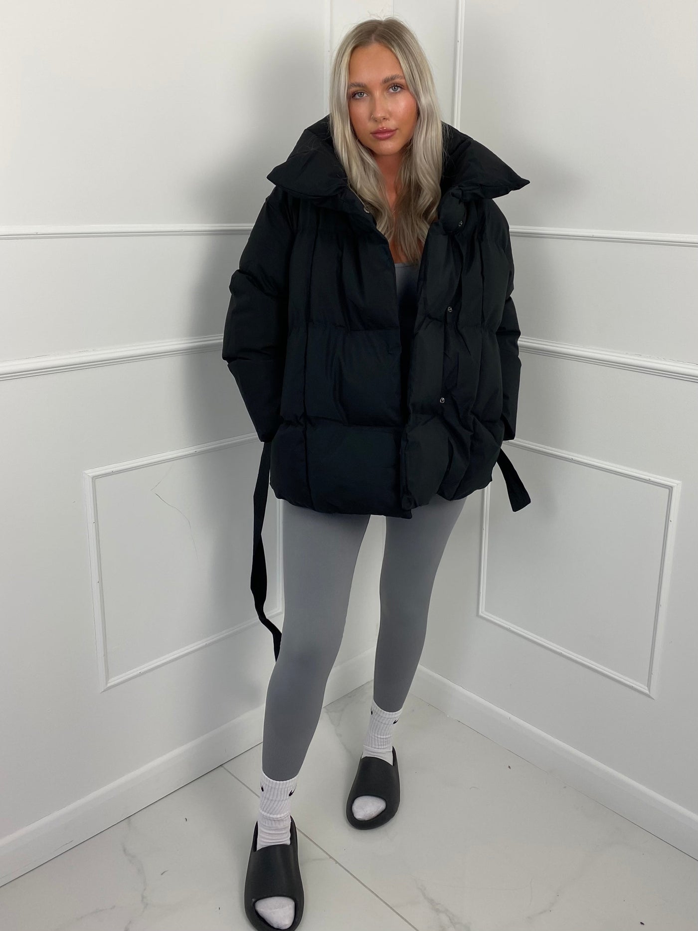 Karly | Short Belted Puffer Jacket