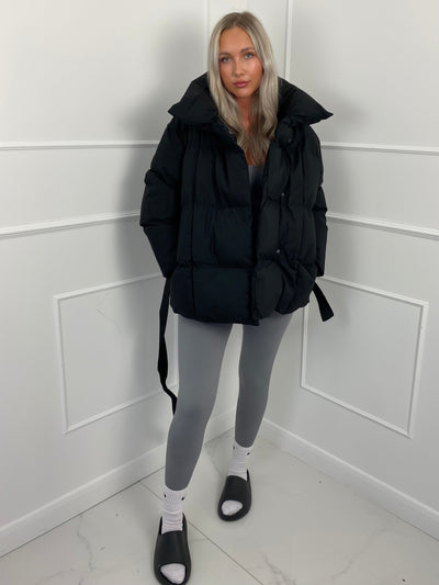 Karly | Short Belted Puffer Jacket