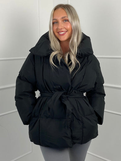 Karly | Short Belted Puffer Jacket