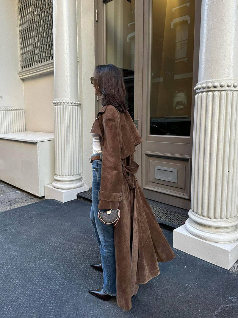 Chloe | Suede Trenchcoat